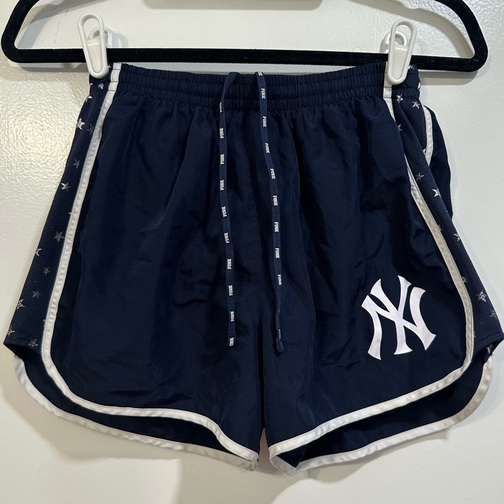 PINK X YANKEES Navy Blue Athletic Shorts 💙💙